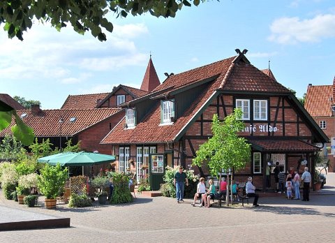 Außenansicht des Cafés